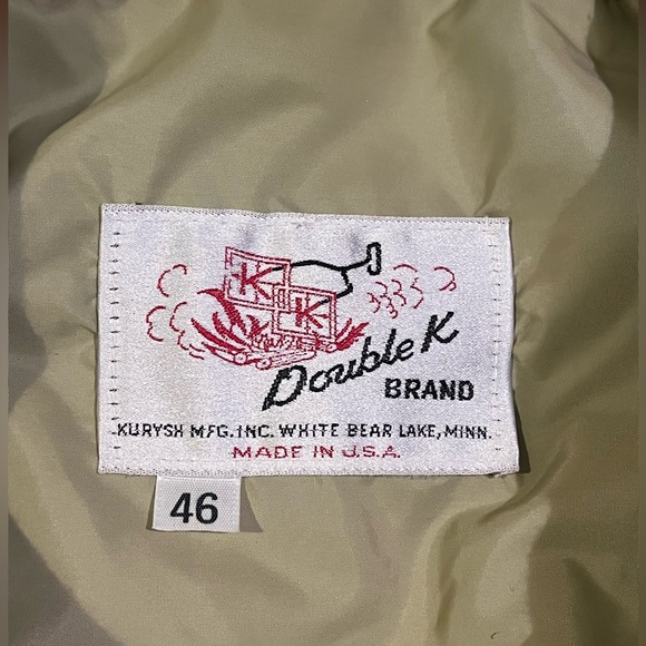 Vintage Double K Western Quilted Vest, Men’s 46 (L-XL) - Picture 3 of 4